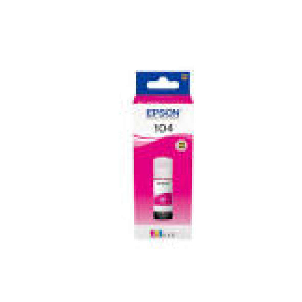 EPSON 1LB 104 EcoTank Magenta ink bottle