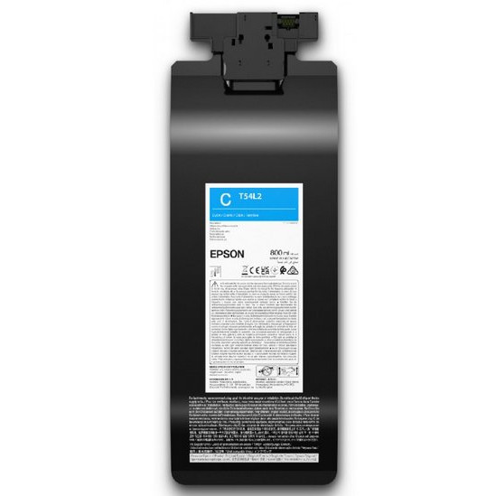 EPSON 5LB UltraChrome DG2 Cyan T54L200 800ml
