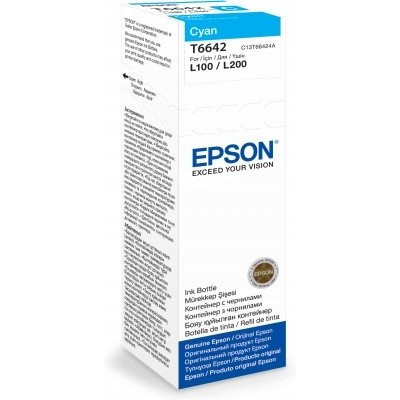 EPSON 1LB T6642 CYAN INK BOTTLE 70ML