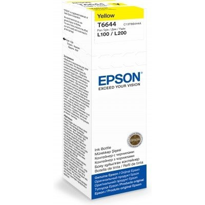 EPSON 1LB T6644 YELLOW INK BOTTLE 70ML