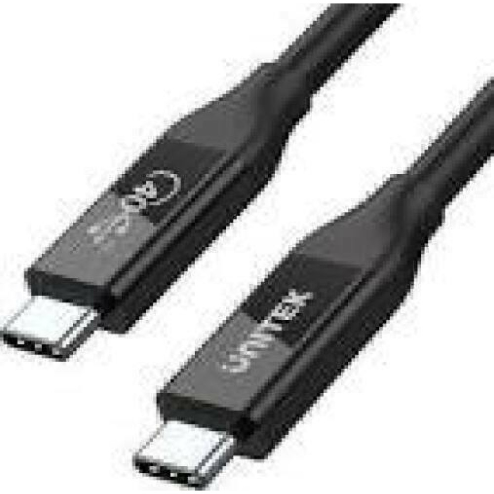 UNITEK C14100BK-0.8M Cable USB-C 4.0 PD 100W 40Gbps 8K 0.8m