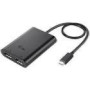 I-TEC USB C to Dual DisplayPort VideoAdapter 2x DisplayPort 4K Ultra HD compatible with Thunderbolt 3