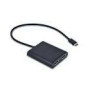 I-TEC USB C to Dual DisplayPort VideoAdapter 2x DisplayPort 4K Ultra HD compatible with Thunderbolt 3