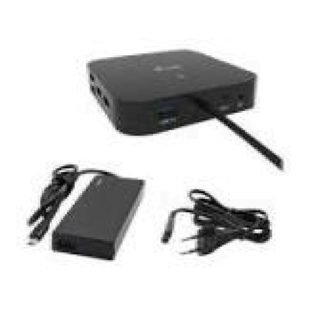 I-TEC USB-C Dual Display MST DS 2x DP 1x GLAN 3x USB 3.1 2x USB 2.0 1x USB-C-Data 1x Audio/Mic Jack 1x 65W USB-C PD + Charger 77W