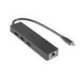I-TEC USB C Slim HUB 3 Port with Gigabit Ethernet Adapter ideal for New Macbook Macbook Pro 2016 etc. compatible with Thunderbolt 3