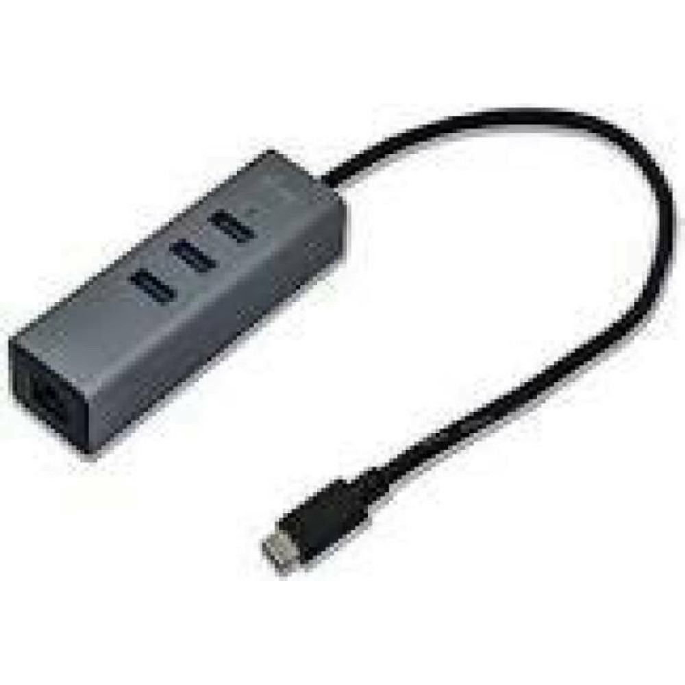 I-TEC USB-C Metal Gigabit Ethernet Adapter 1x USB-C to RJ-45 LED compatible with Thunderbolt 3