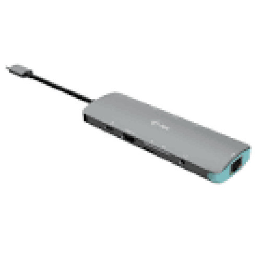 I-TEC USB C Metal Nano Docking Station 1xHDMI 4K 1xSD Cardreader 1xmicroSD Cardreader 1xGLAN 1xAudio 3x USB 3.0 Port 1x USB-C PD