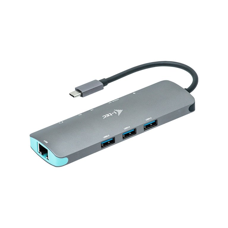 I-TEC USB C Metal Nano Docking Station 1xHDMI 4K 1xSD Cardreader 1xmicroSD Cardreader 1xGLAN 1xAudio 3x USB 3.0 Port 1x USB-C PD