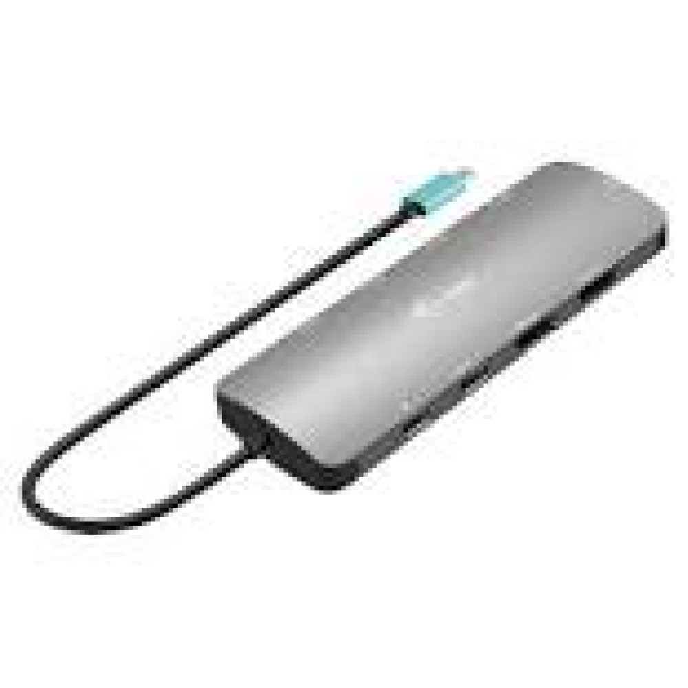 I-TEC USB-C Metal Nano Dock 2x HDMI 1x USB-C Video 1x GLAN 1x Audio/Mic 1xSD/microSD 1x USB 3.2 3x USB-C 3.2 Gen2 2x USB 2.0 PD140W