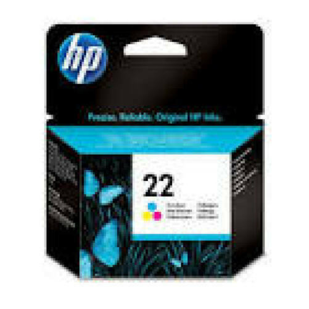 HP 22 original Ink cartridge C9352AE UUS tri-colour standard capacity 5ml 165 pages 1-pack