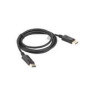LANBERG CA-DPDP-10CC-0018-BK cable Display Port M/M 1.8m 4K black LANBERG CA-DPDP-10CC-0018-BK cable Display Port M/M 1.8m 4K black