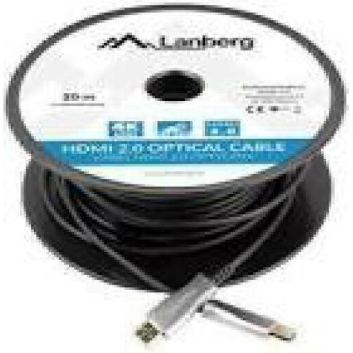 LANBERG HDMI v2.0 M/M cable 20m optical AOC black