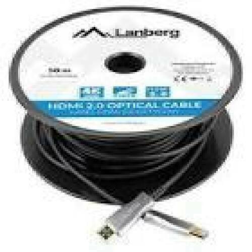LANBERG HDMI v.20 M/M cable 50m optical AOC black
