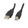 LANBERG CA-USBA-11CC-0018-BK cable USB 2.0 AM-BM with ferrite 1.8m black
