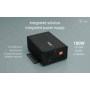I-TEC USB-C/USB-A Metal Charging+Data HUB 15W per port 10x USB-C integrated power adapter 180W
