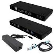 I-TEC Universal Dual 4K Display Docking Station PD 85W + USB-C Charger 100W