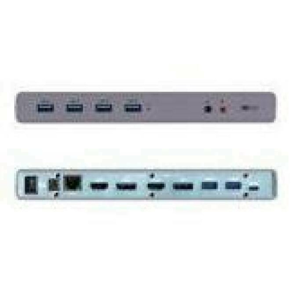 I-TEC USB 3.0/USB-C Dualdock 1x 5K 2x 4K 60Hz 2x HDMI 2x DP 1x GLAN 6x USB 3.0 1x Audio/Mic Jack Kensington compatible with TB 3