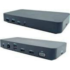I-TEC USB 3.0/USB-C/Thunderbolt 3xDisplay DS 2xHDMI 1xVGA 1xGLAN 2xUSB 2.0 2xUSB 3.2 1xUSB-C 3.2 Data 1x3.5mm Combo Audio/Mic PD 65W