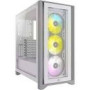 CORSAIR iCUE 4000X RGB Tempered Glass Mid-Tower White case