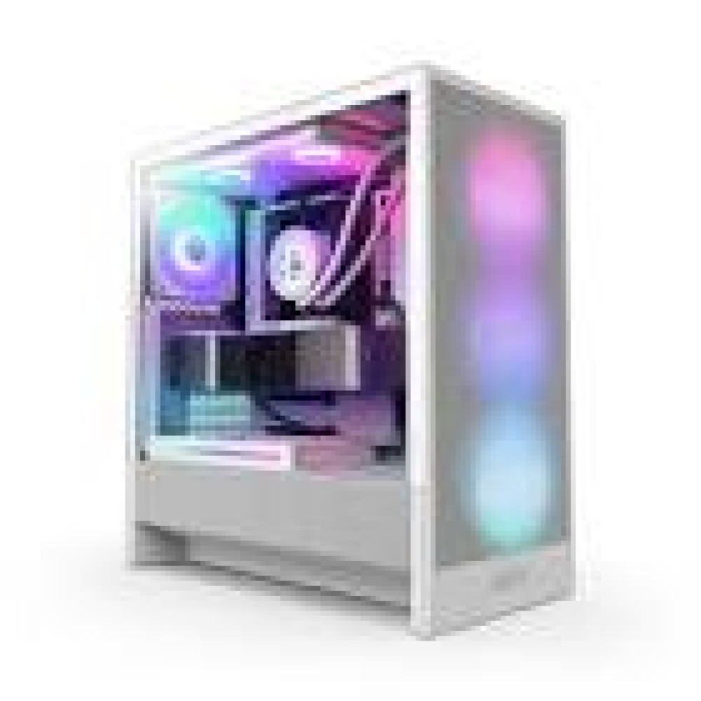 NZXT PC case H5 Flow RGB 2024 midi tower white