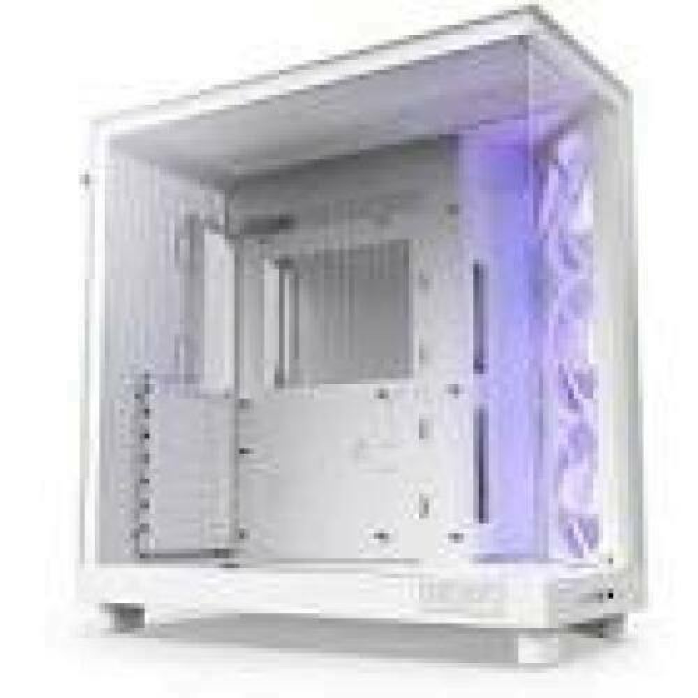 NZXT PC case H6 Flow RGB midi tower white