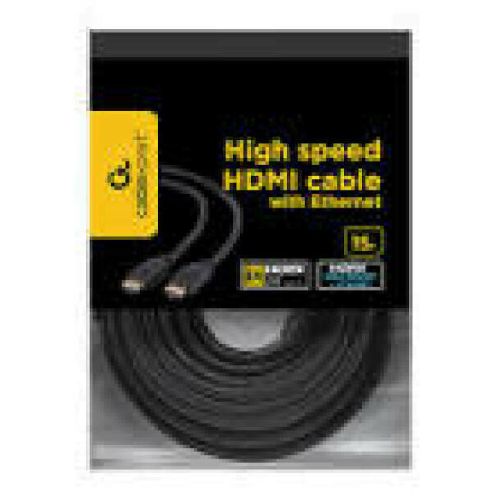 GEMBIRD CC-HDMI4-15M HDMI V2.0 male-male cable with gold-plated connectors 15m bulk package