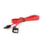 GEMBIRD CC-SATAM-DATA90 Serial ATA III 50 cm Data Cable with 90 degree bent metal clips red