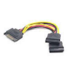 GEMBIRD CC-SATAM2F-01 cable power splitter SATA 15 pin -> 2x SATA HDD - straight
