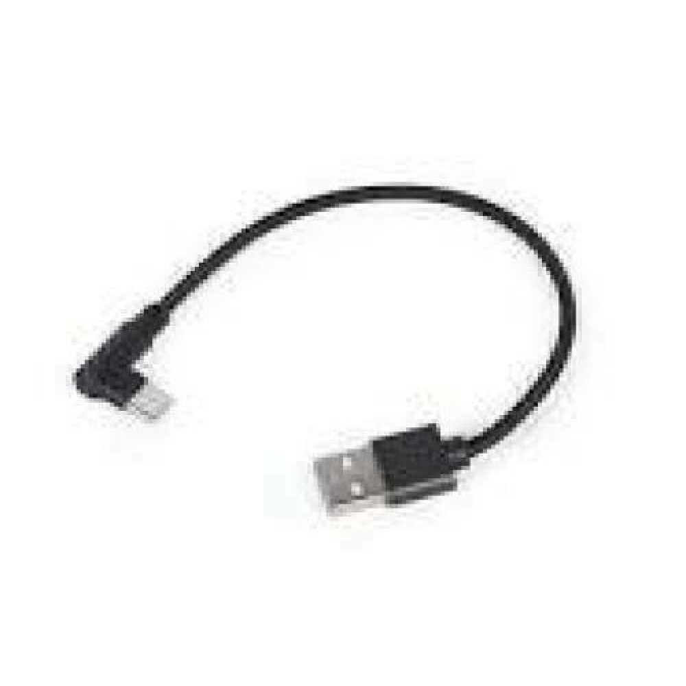 GEMBIRD CC-USB2-AMCML-0.2M Angled USB Type-C charging-data cable 0.2 m black