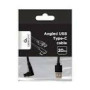 GEMBIRD CC-USB2-AMCML-0.2M Angled USB Type-C charging-data cable 0.2 m black