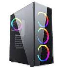 GEMBIRD Office computer case Fornax 170 ATX 2x USB 2.0 + 1x USB 3.0+ 1x USB Type-C+ cardreader black with 600W 80PLUS bronze PSU