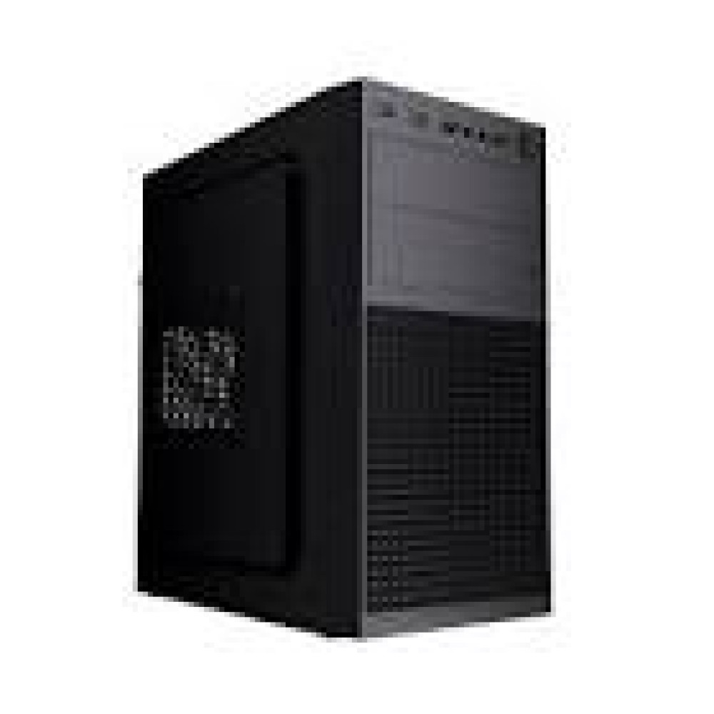 GEMBIRD Office computer case Fornax 170 ATX 2x USB 2.0 + 1x USB 3.0+ 1x USB Type-C+ cardreader black with 600W 80PLUS bronze PSU