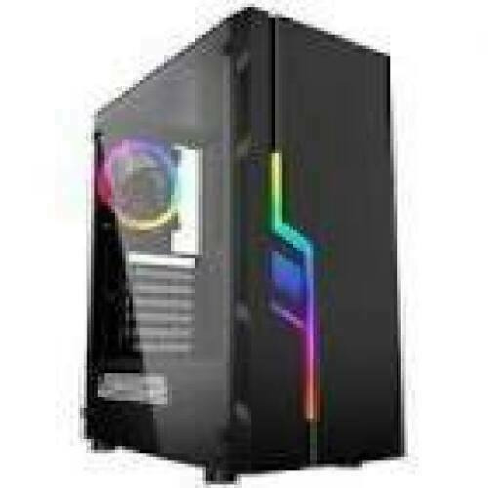 GEMBIRD computer case Fornax 2500 ATX - ARGB backlight black