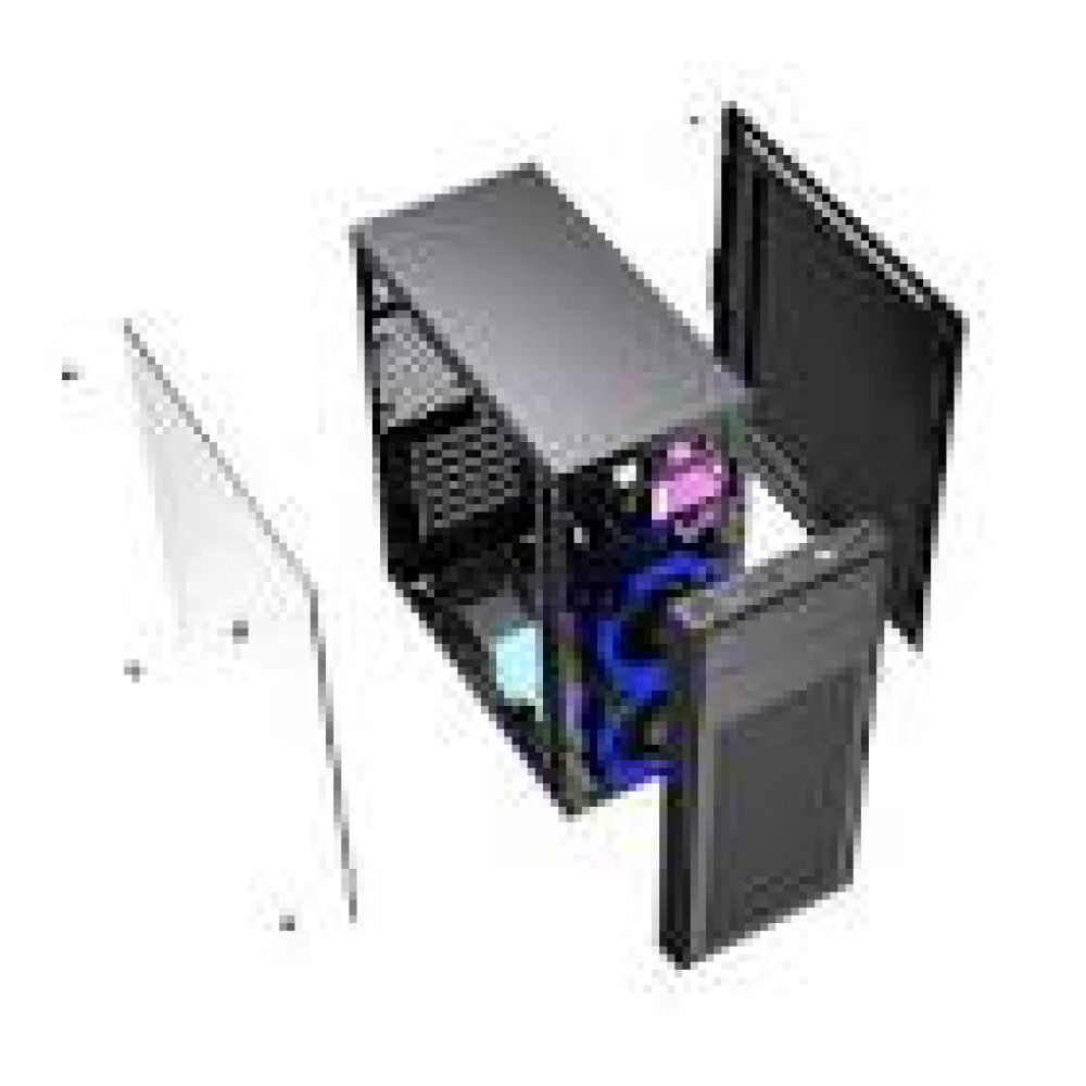 GEMBIRD Gaming Computer Case Fornax M100B Blue Fans