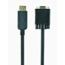 GEMBIRD CCP-DPM-VGAM-6 DisplayPort to VGA adapter cable Black 1.8m