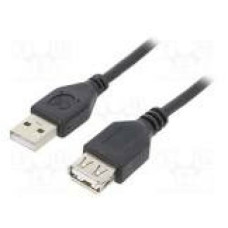 GEMBIRD CCP-USB2-AMAF-0.15M USB 2.0 A- A-socket 0.15M cable black