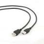 GEMBIRD CCP-USB2-AMAF-6 USB 2.0 A- A-socket 6ft cable black