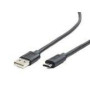GEMBIRD CCP-USB2-AMCM-1M USB 2.0 cable to type-C AM/CM 1m black