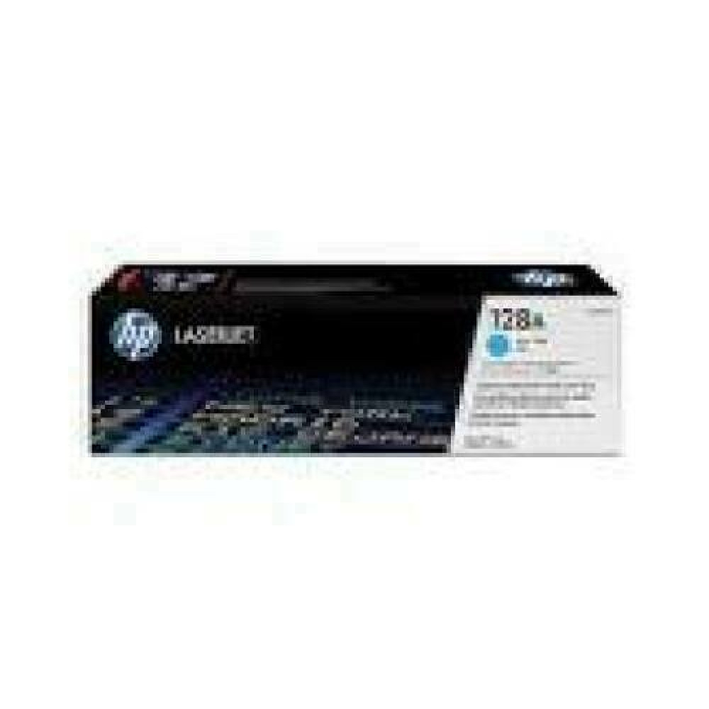 HP 128A original LaserJet Toner cartridge CE321A cyan standard capacity 1.300 pages 1-pack