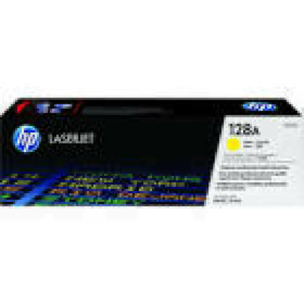 HP 128A original LaserJet Toner cartridge CE322A yellow standard capacity 1.300 pages 1-pack
