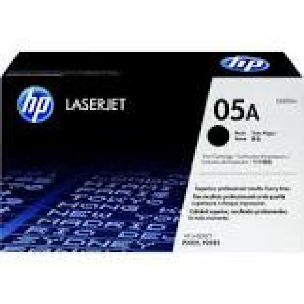 HP 05A original LaserJet Toner cartridge CE505A black standard capacity 2.300 pages 1-pack Smart Printing TechnologY