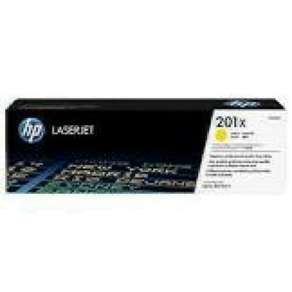 HP 201X original Toner cartridge CF402X yellow 2.300 pages high capacity