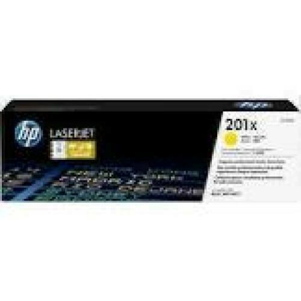 HP 201X original Toner cartridge CF402X yellow 2.300 pages high capacity