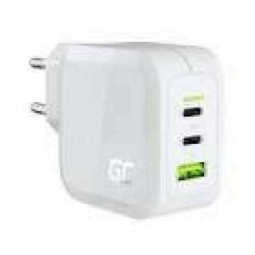 GREENCELL Charger PowerGaN 65W 2x USB-C PD 1x USB-A UC GaN