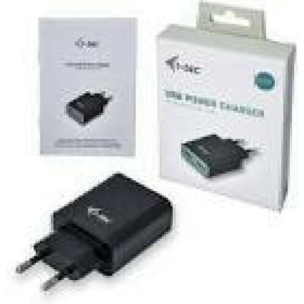 I-TEC Power Charger for USB Device Dual power adaptor 2.4A Black USB also for Apple iPad 1/2/3/4 iPad mini and iPhone