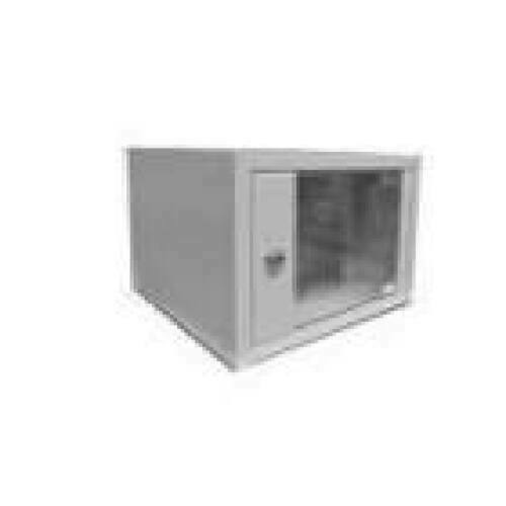 ASM CL-10 04U Wallmount cabinet 10 4U 315x232x300 doors glass RAL7035