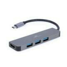 GEMBIRD A-CM-COMBO2-01 Multi Port Adapter USB Type C 2in1 HUB USB HDMI