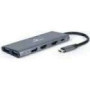 GEMBIRD A-CM-COMBO2-01 Multi Port Adapter USB Type C 2in1 HUB USB HDMI