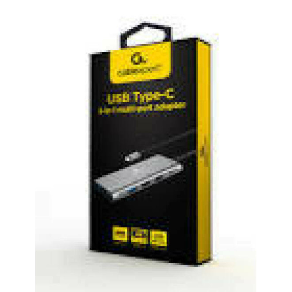 GEMBIRD A-CM-COMBO3-01 Multi Port Adapter USB type C 3in1 HUB USB HDMI PD