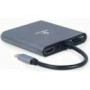 GEMBIRD A-CM-COMBO6-02 Multi Port Adapter USB Type C 6in1 Hub + HDMI + card reader
